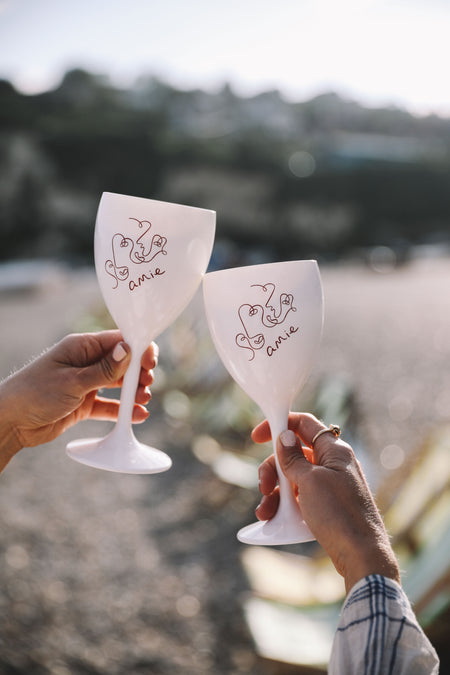 amie wine glasses