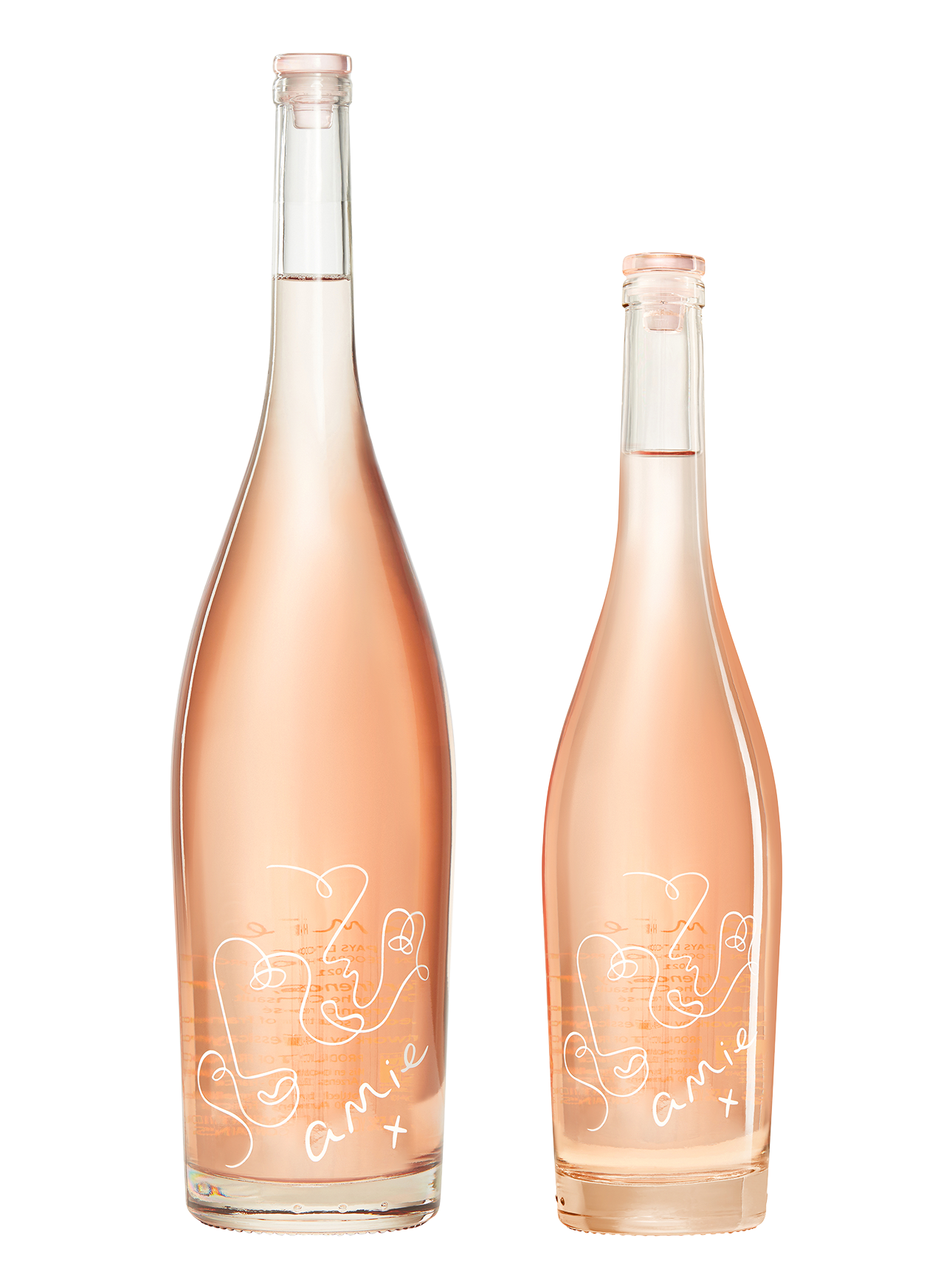 amie x, organic rosé magnum